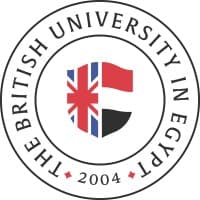 The British University in Egypt logo
